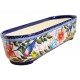 Mexican Talavera Rectangular Planter - Colibri -